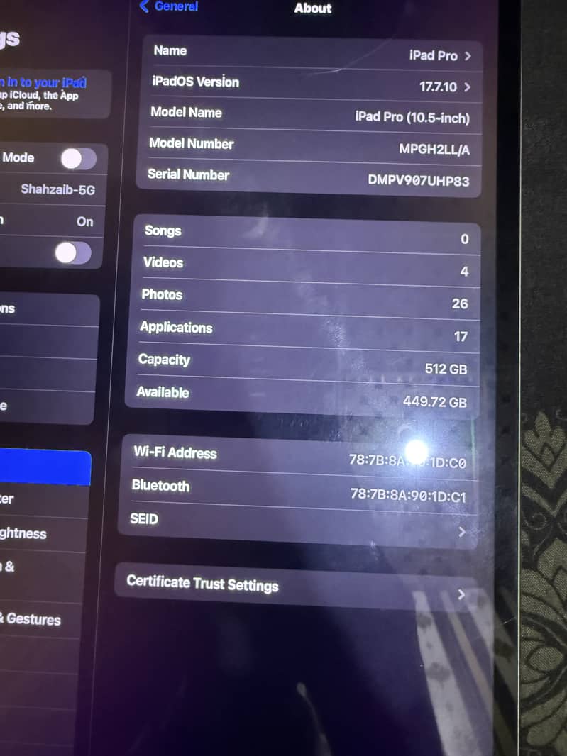 Ipad pro 10.5 inch 5