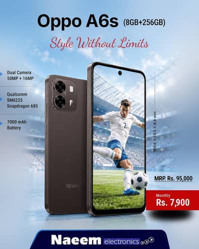 Oppo A6s (8GB/256GB]-Easy Installments Available