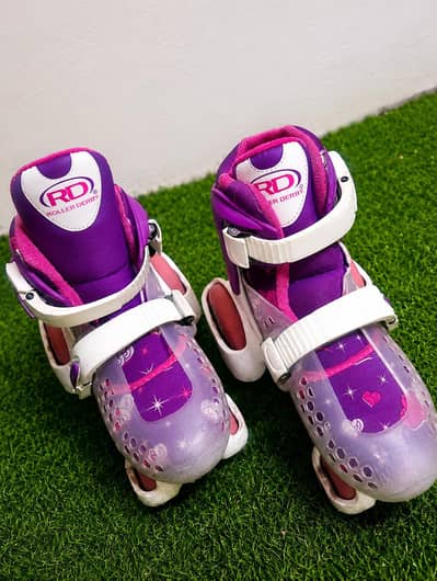 Skating shoes adjustable   Kids Adjustable Roller Ska