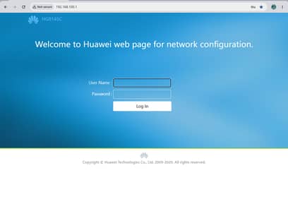 huawei xpon 8145c fiber device blue new firmware