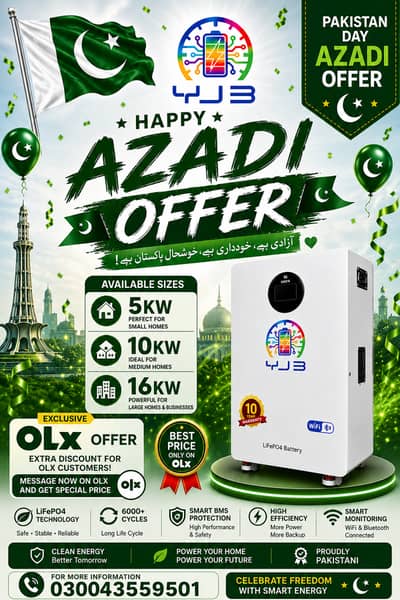 YJB lithium ion battery/absen/itel/Lifo PO4/6000 cycle/5kw/10kw/16kw