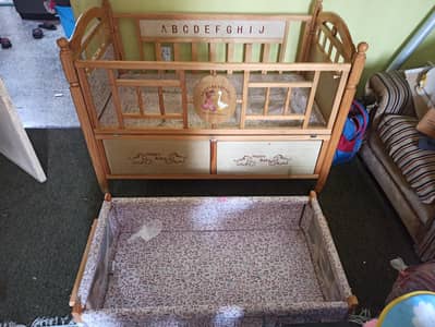 Baby Cot - Wooden Cot - Plain/Chipboard