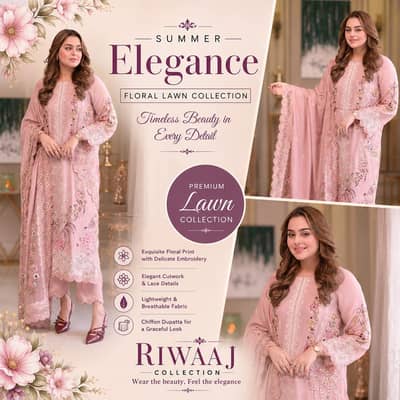 Luxury Ladies Lawn Suit – New Arrival