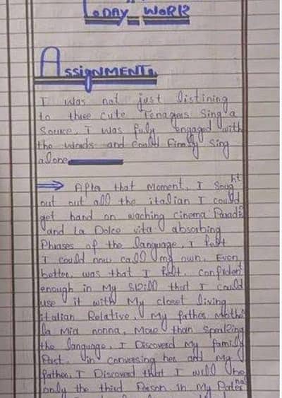 Assaiment  writing