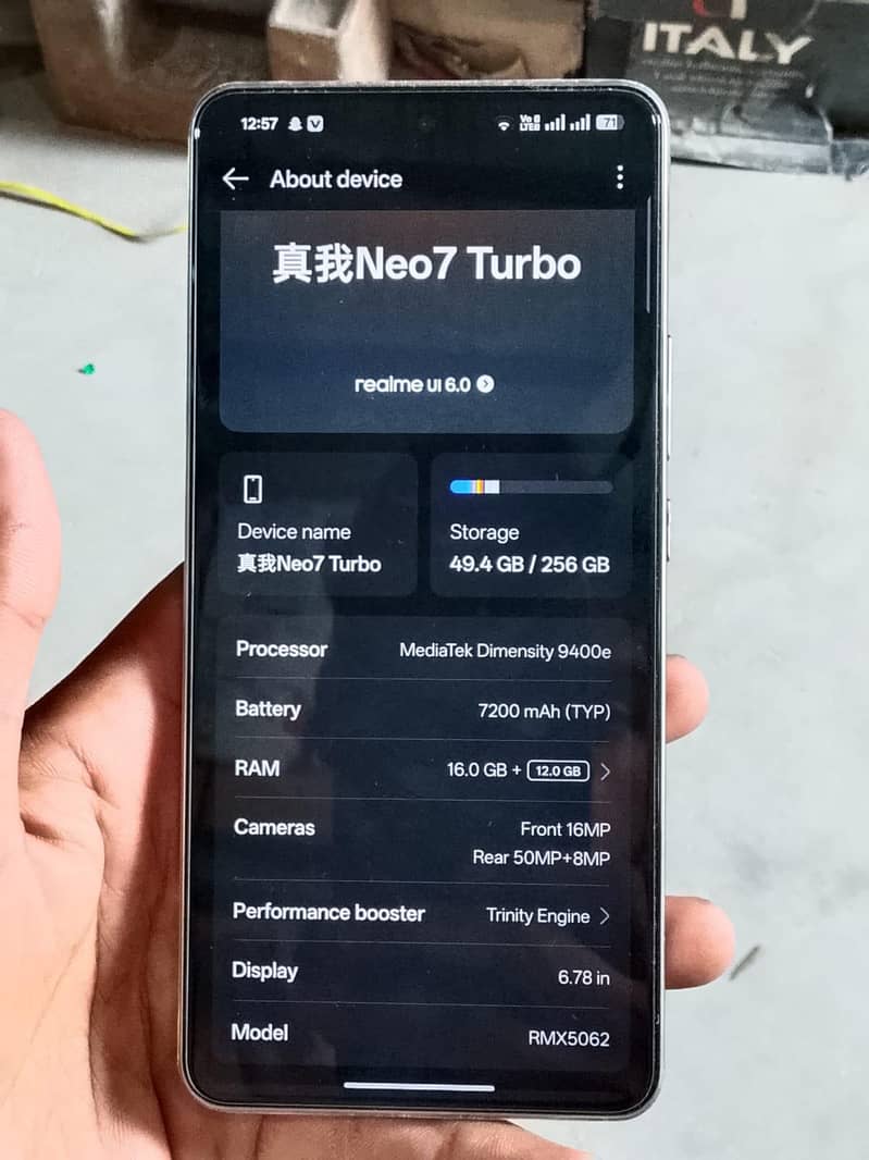 Realme Neo7 tarbo 2