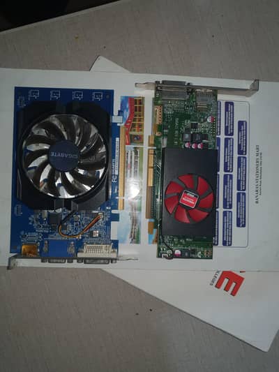 1 Gb and 2 Gb graphics card Gigabytes gt730 and amd r5 240