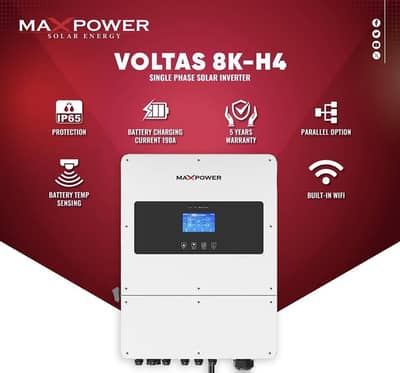 Max Power Voltas 8KW Hybrid IP65/66