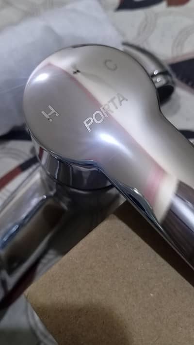 New Porta Basin Wall Mixer