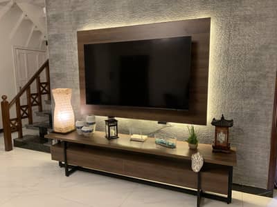 Stylish tv console table