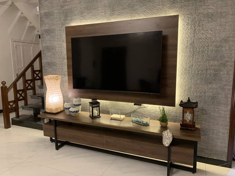 Stylish tv console table 0