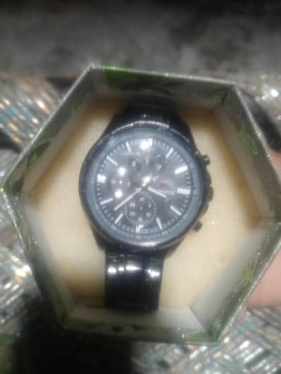 Black men's watch