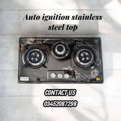hob and stove(  auto )available in good price