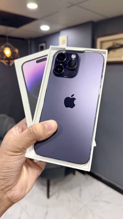 Apple iPhone 14 Pro Max 256gb pta approved complete box.