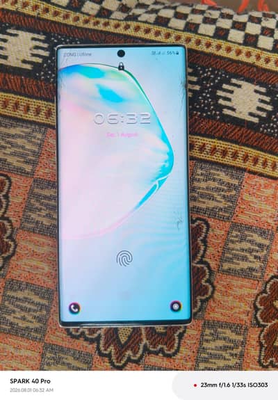 Samsung Mobile Note 10 Plus official pta approved dual sim