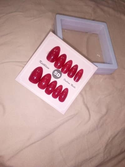 Dark red nails price 250 only