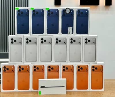 Iphone 17 Pro Max Box Pack JV/ 17 Air / 16 Plus PTA Approved 256GB