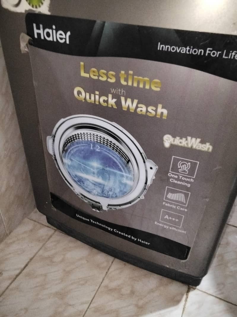 Haier Automatic washing machine. 1
