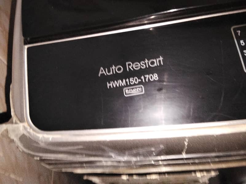 Haier Automatic washing machine. 5