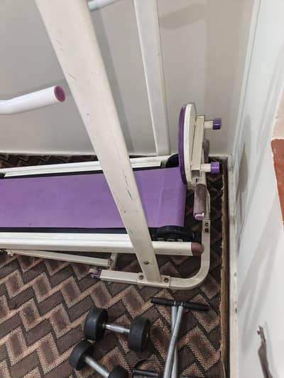 used treadmill condition 10/9 with circular roller