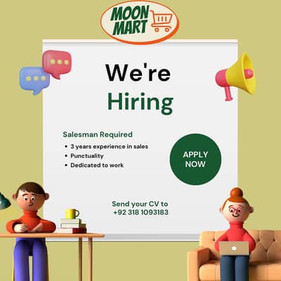Shop Salesman Needed