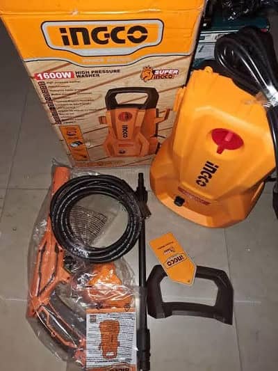INGCO Pump High Pressure Car Washer Jet 140 Bar Copper Motor