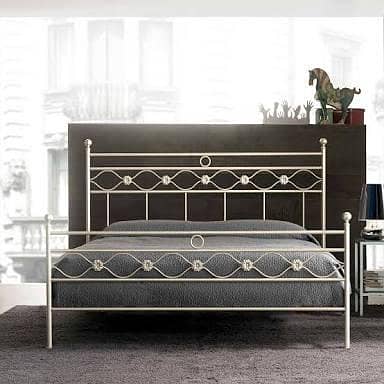 Iron bed / iron bed dressing side table / Double bed /Bed /  Furniture