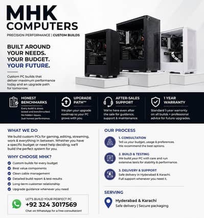 Custom Budget Gaming PCs | Built Around Your Budget | MHK Computers