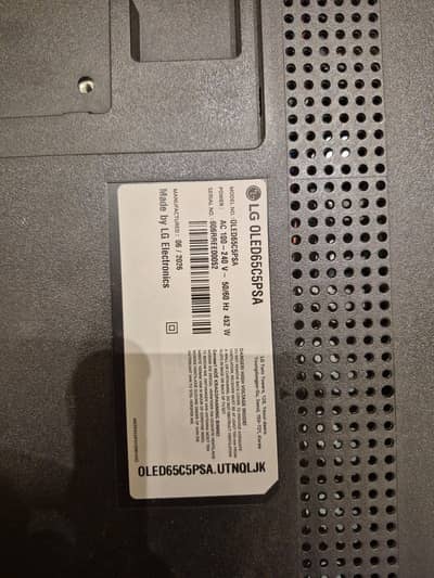 LG 65 Inch OLED TV C5 Main Board Only | Genuine Replacement Part