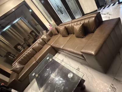 L shaped sofa