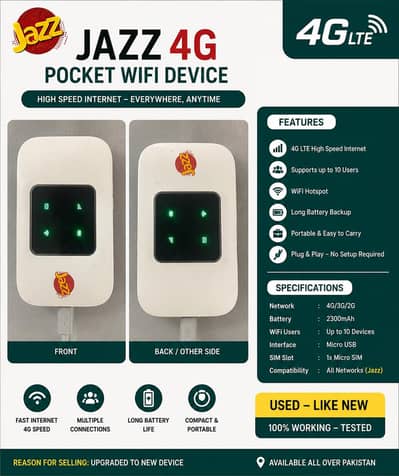 JAZZ WIFI 4G
