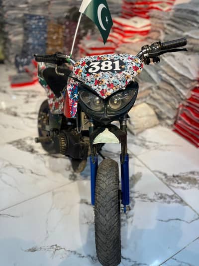 *Mini Dirt Bike 50cc | Blue Rim | Disc Brake | Good Condition