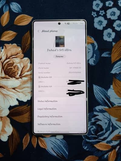 Samsung S25 Ultra 9.5/0 All Ok