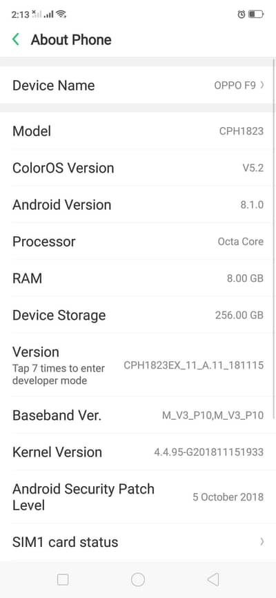 OPPO F9