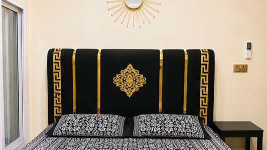Black Velvet King Bed