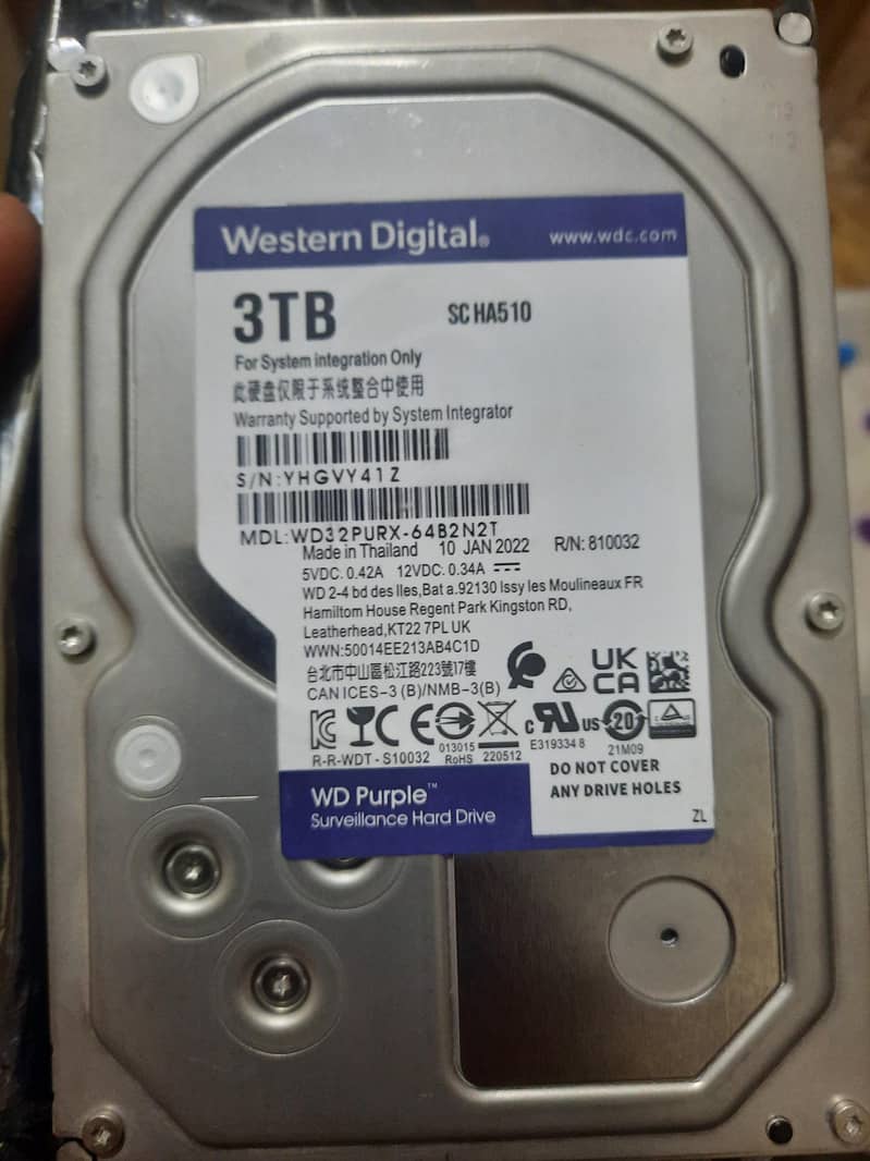 Harddisk 3tb 0