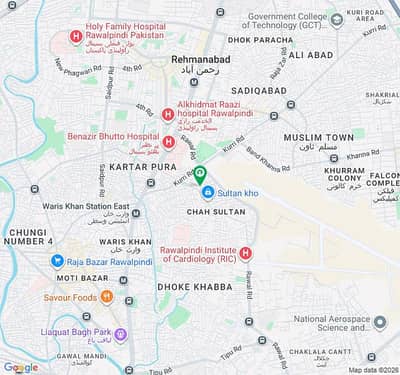 Beautiful Commercial Plot At Glass Factory Chowk Chah Sultan For Sale