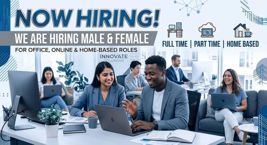 ONLINE WORK AND PART TIME WORK AVAILABLE FOR MALES AND FEMALES