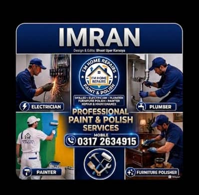 electric plumber furniture polis painting