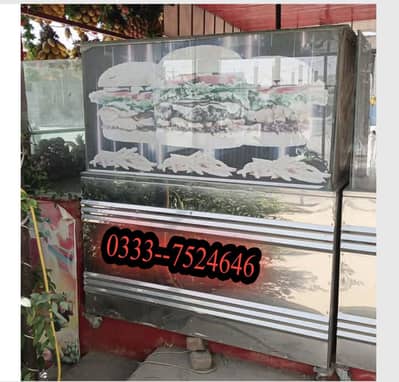 2 PCs Heavy Duty Food Display Counter for sale