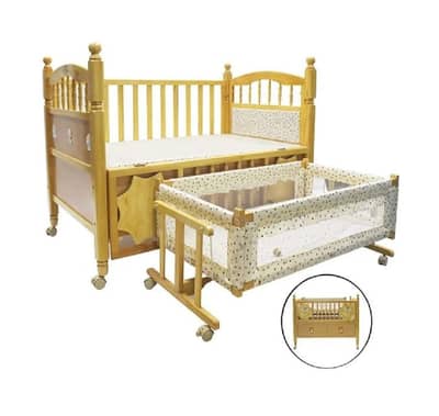 baby bed and coat