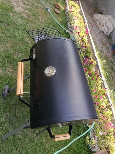 Charcoal BBQ Grill & Smoker – Heavy Duty