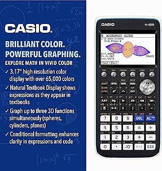 ORIGINAL 100% CASIO FX-CG50 GRAPHICS PYTHON GRAPHING CALCULATOR