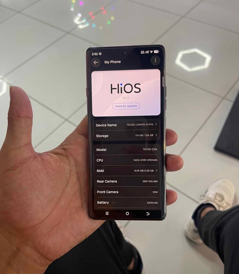 Tecno CAMON 40 Pro 7