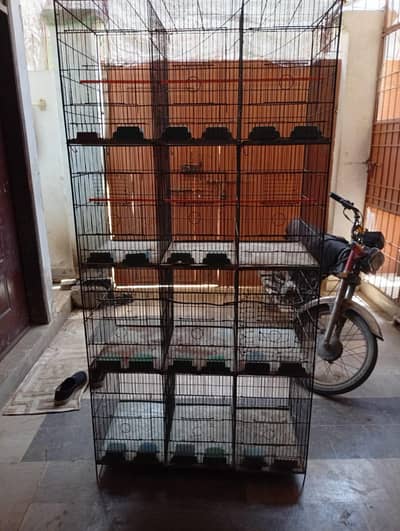 2 Cages For sale Good condition 12 portion cage