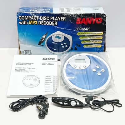 Vtg Sanyo CDP-M420 Digital Display Portable CD Player | Made in Japan
