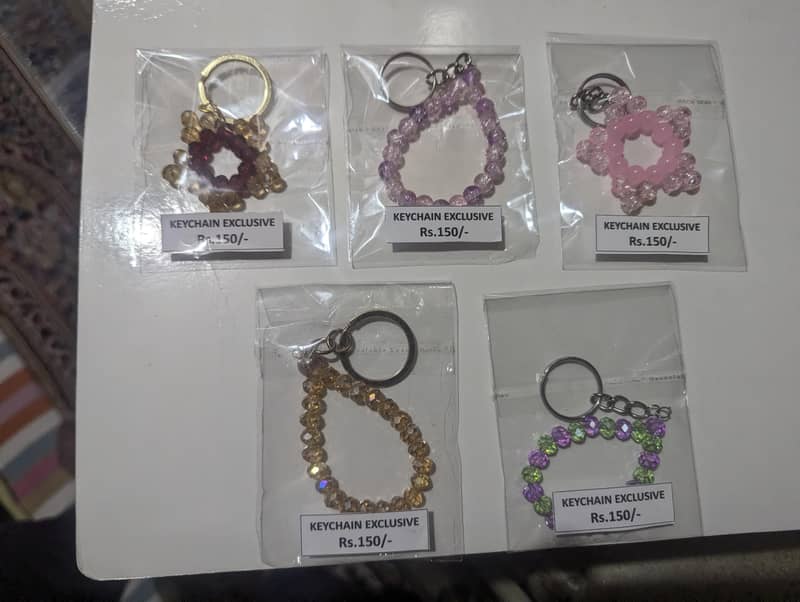 Beaded Handmade Keychains 0