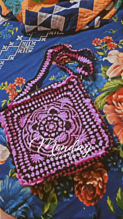 Crochet handmade bag