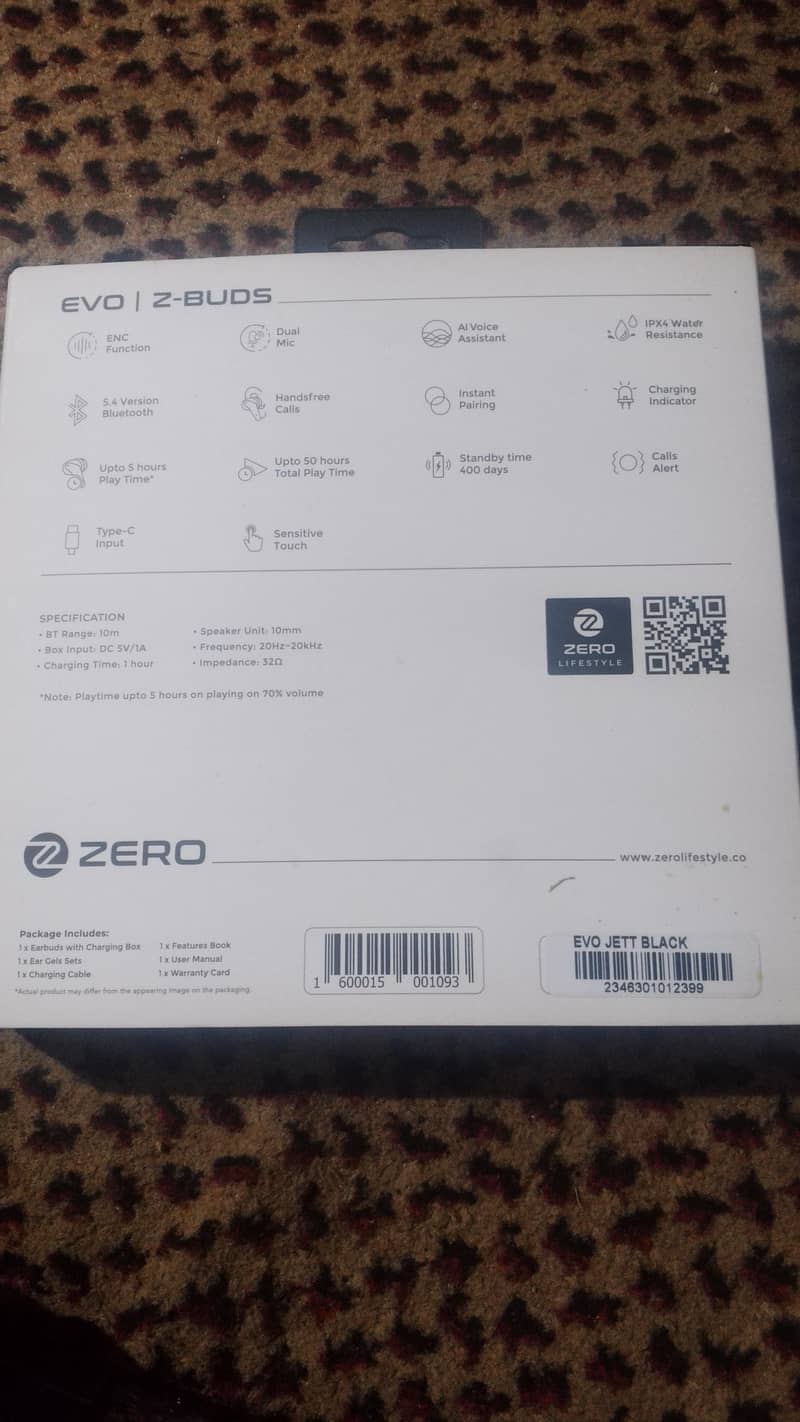 Zero Evo Earbuds 1