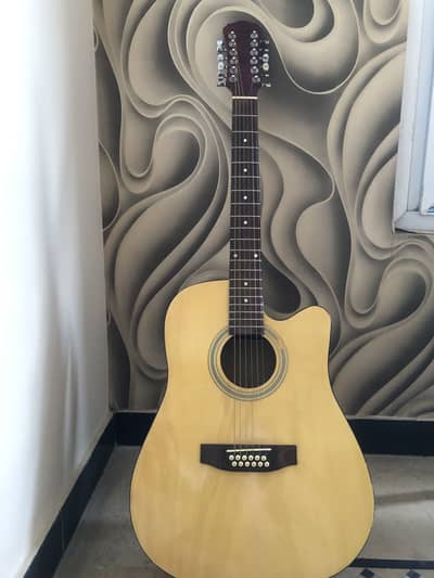 12 String Acoustic guitar + Free Bag and Capo | Excellent Condition