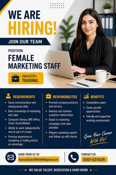 Marketing Job For Females